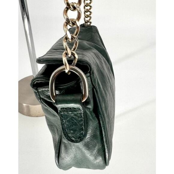 Laura Di Maggio Milano Leather Green Handbag - Picture 6 of 10